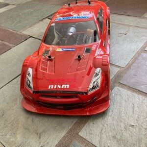 Tamiya TT02 Red Nissan RC Car